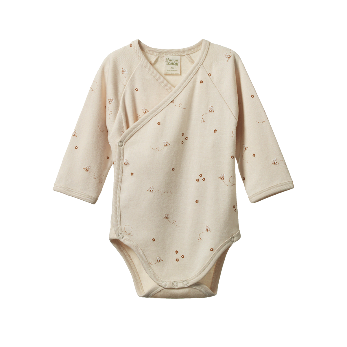 Kimono Bodysuit Long Sleeve - Bumble Bee