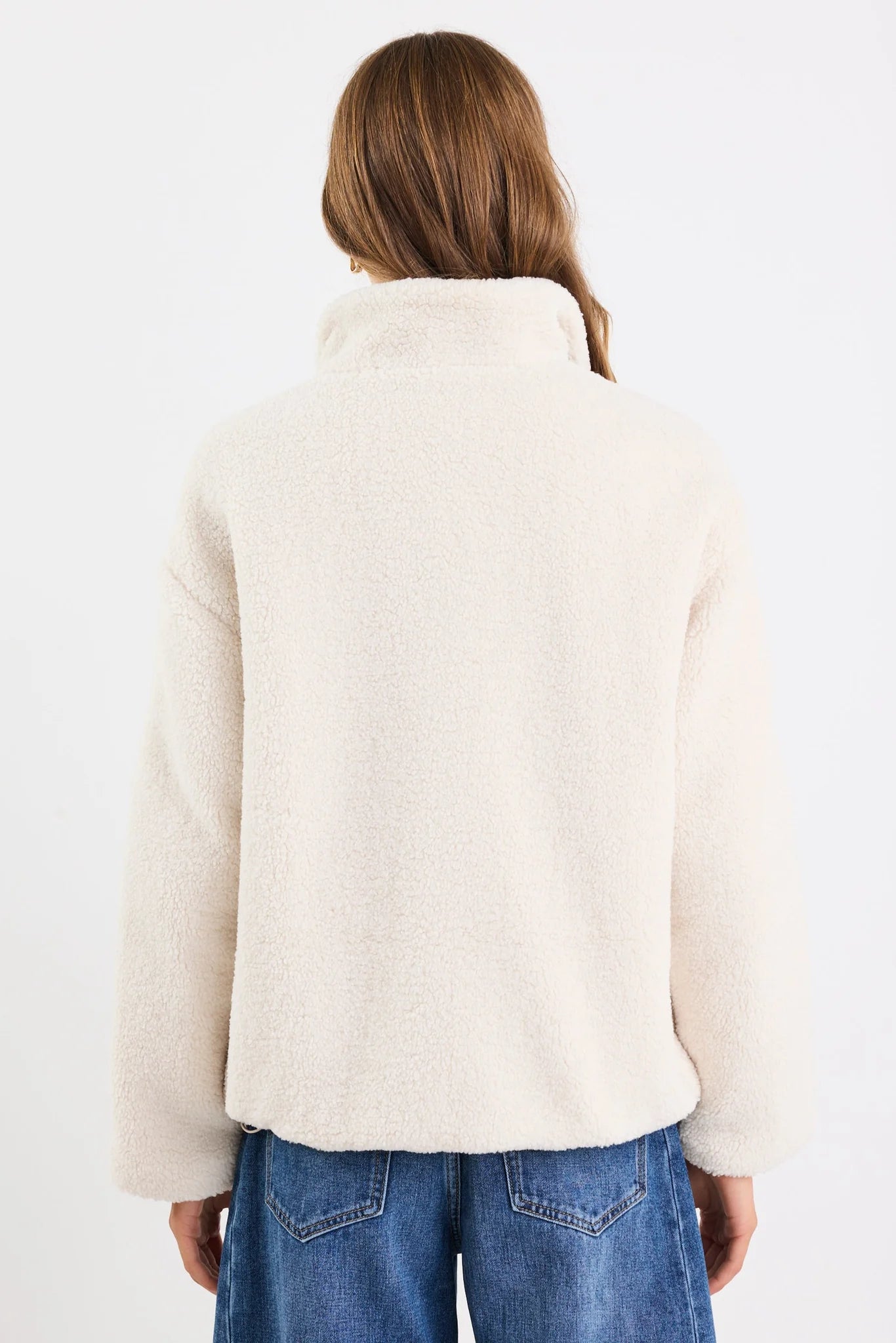 Chalet Sherpa Collared Jacket - Taupe