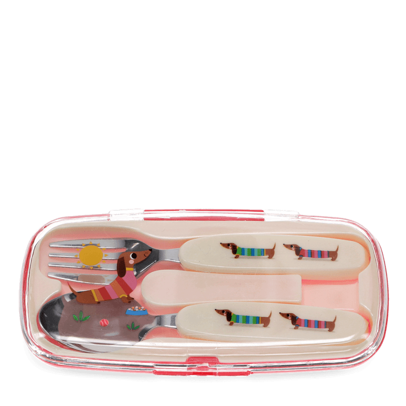 Children's Cutlery Set - Sausage Dog
