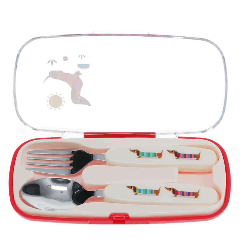 Children's Cutlery Set - Sausage Dog