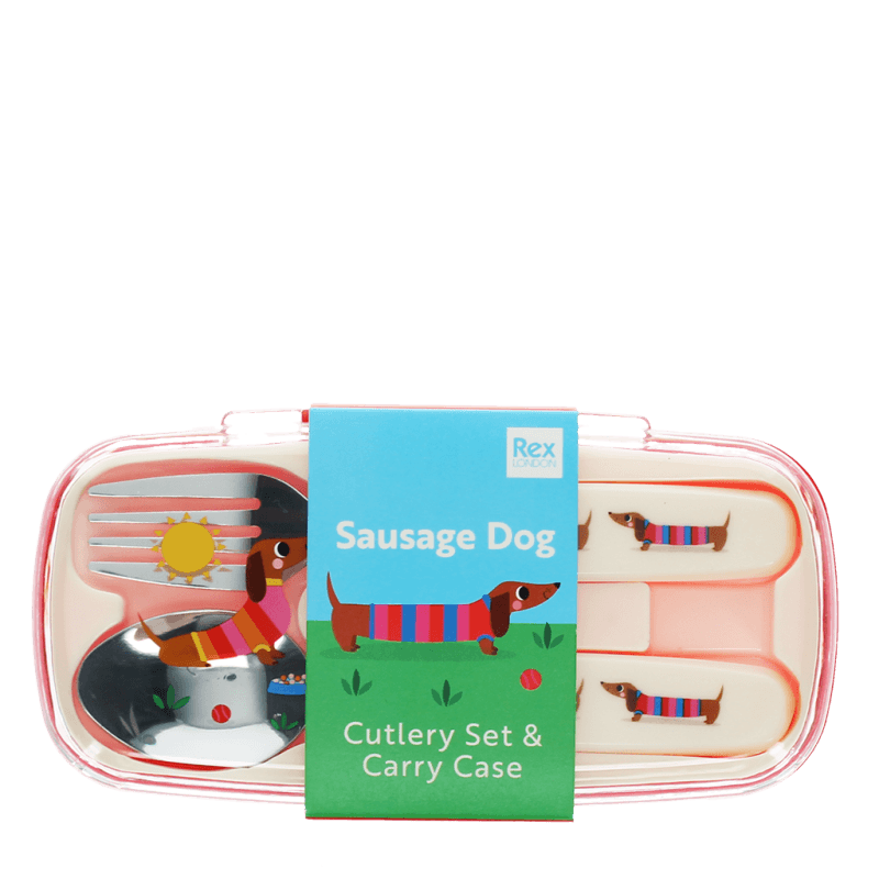 Children's Cutlery Set - Sausage Dog