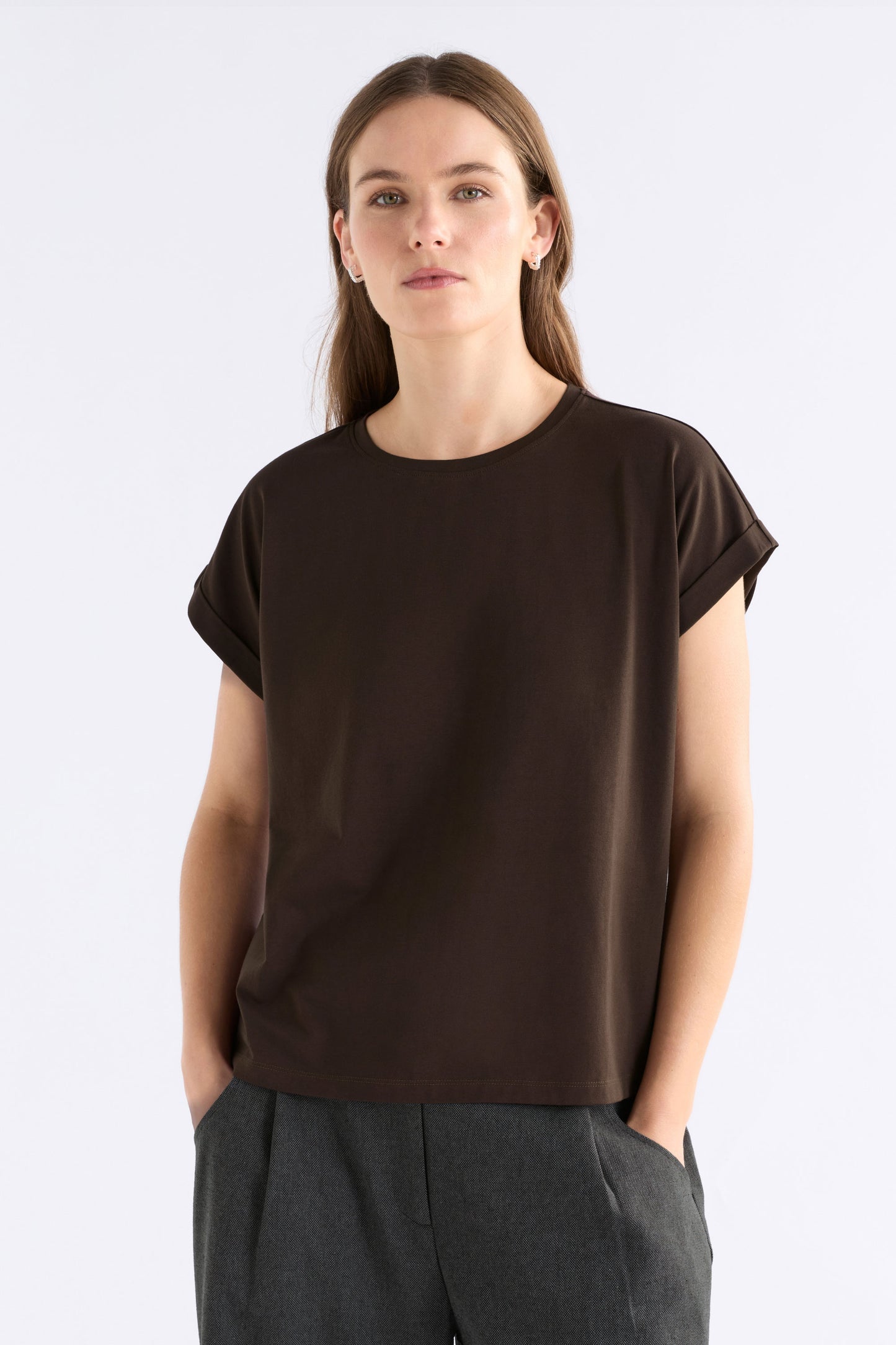 Cille T-Shirt - Espresso