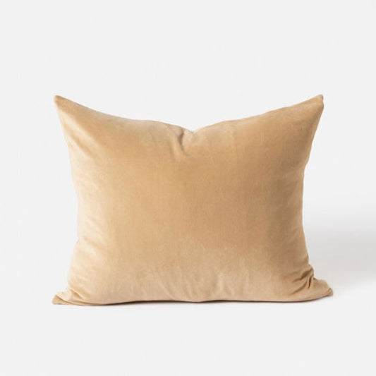 Velvet Cushion Cover - Butter (55 x 45cm)