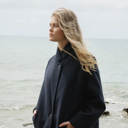 Classic Coat - Navy
