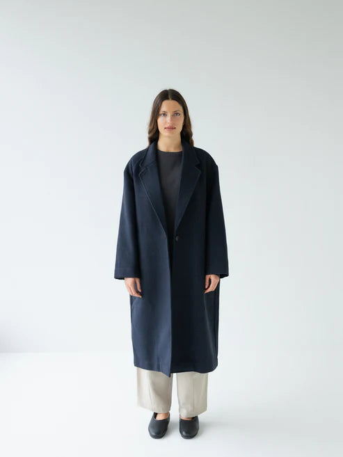 Classic Coat - Navy