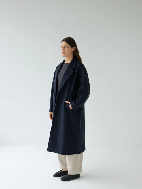 Classic Coat - Navy