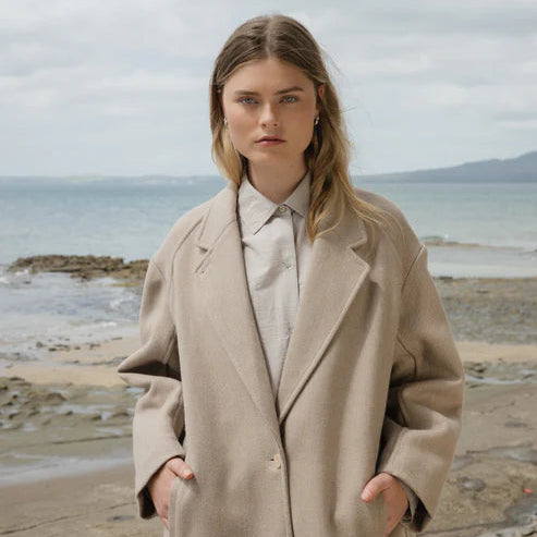 Classic Coat - Oat