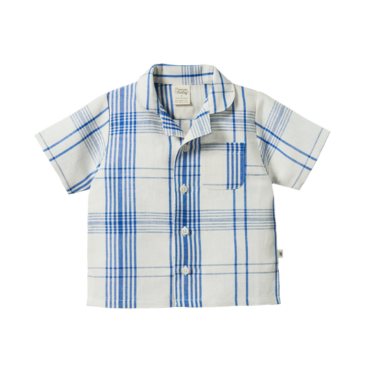 Guthrie Shirt Linen - Clyde Check