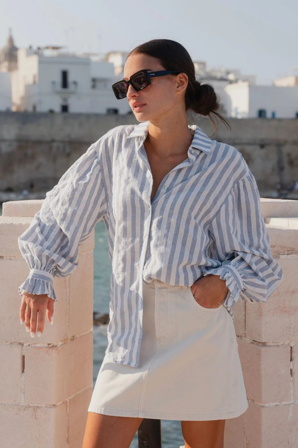 Connection Shirt - Blue Stripe