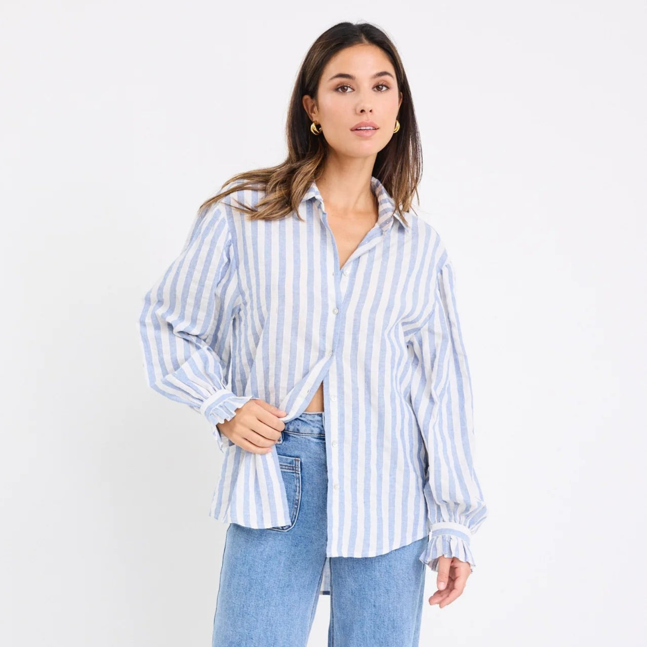 Connection Shirt - Blue Stripe