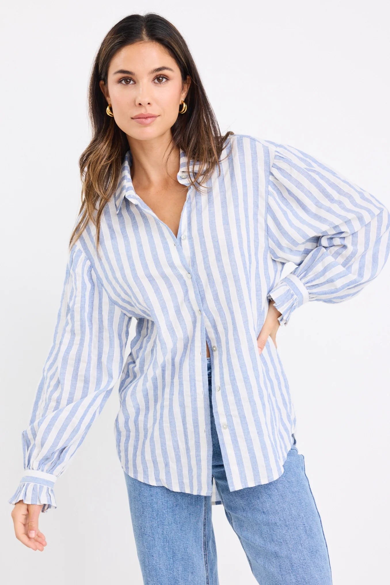 Connection Shirt - Blue Stripe