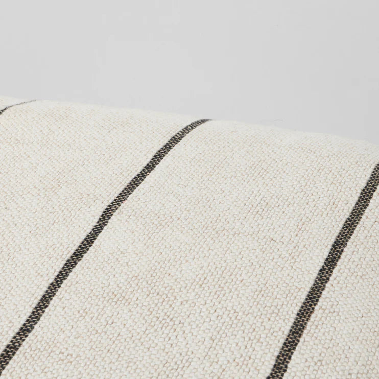 Cushion Cover Sigrid - Light Beige/Black