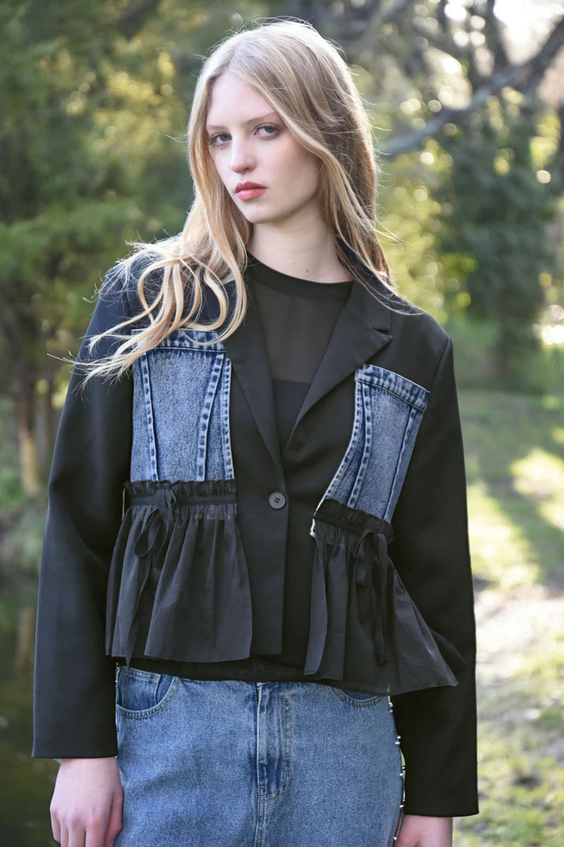Denim Noir Jacket