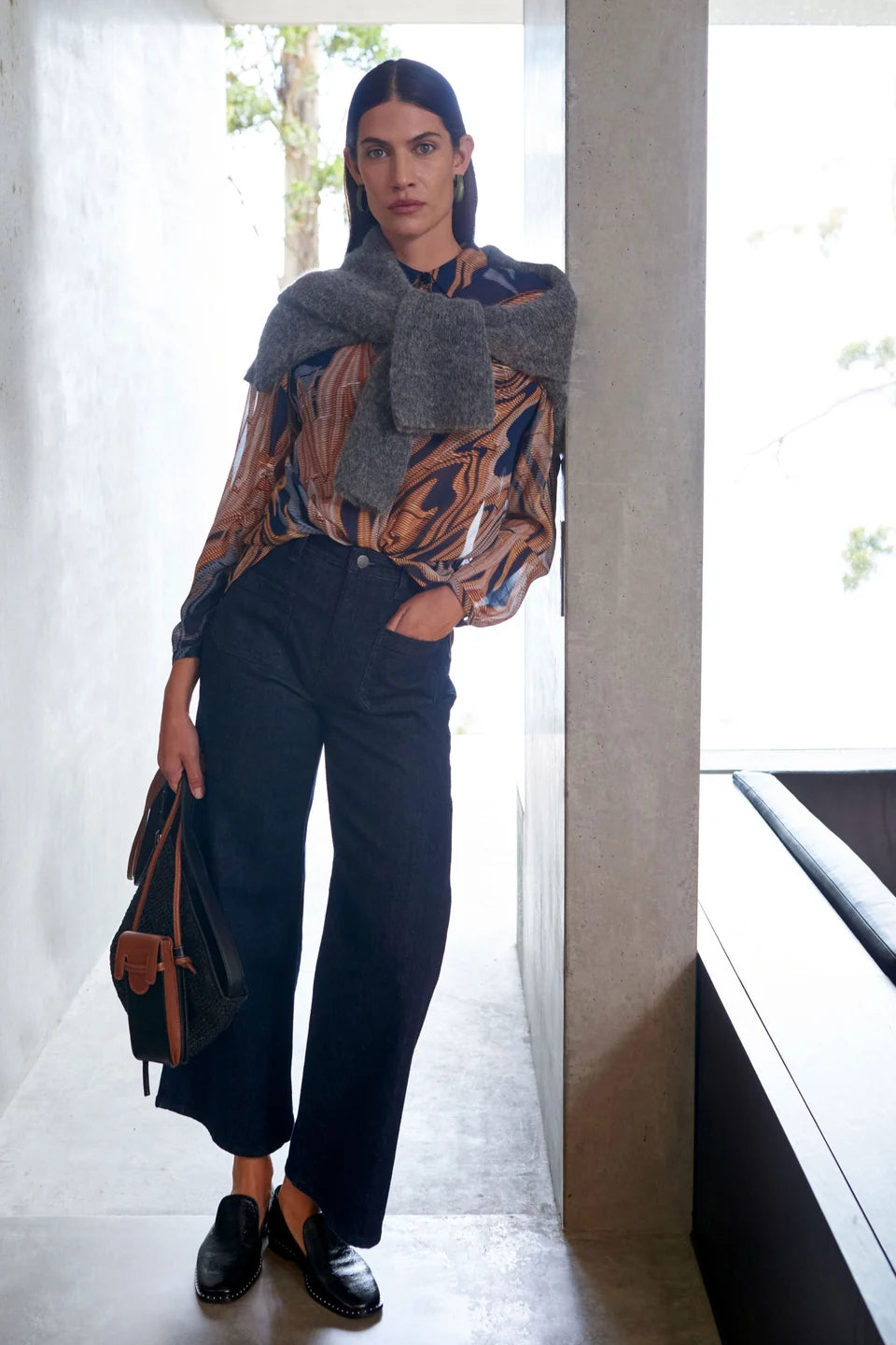 Eir Sheer Shirt - Brandr Print