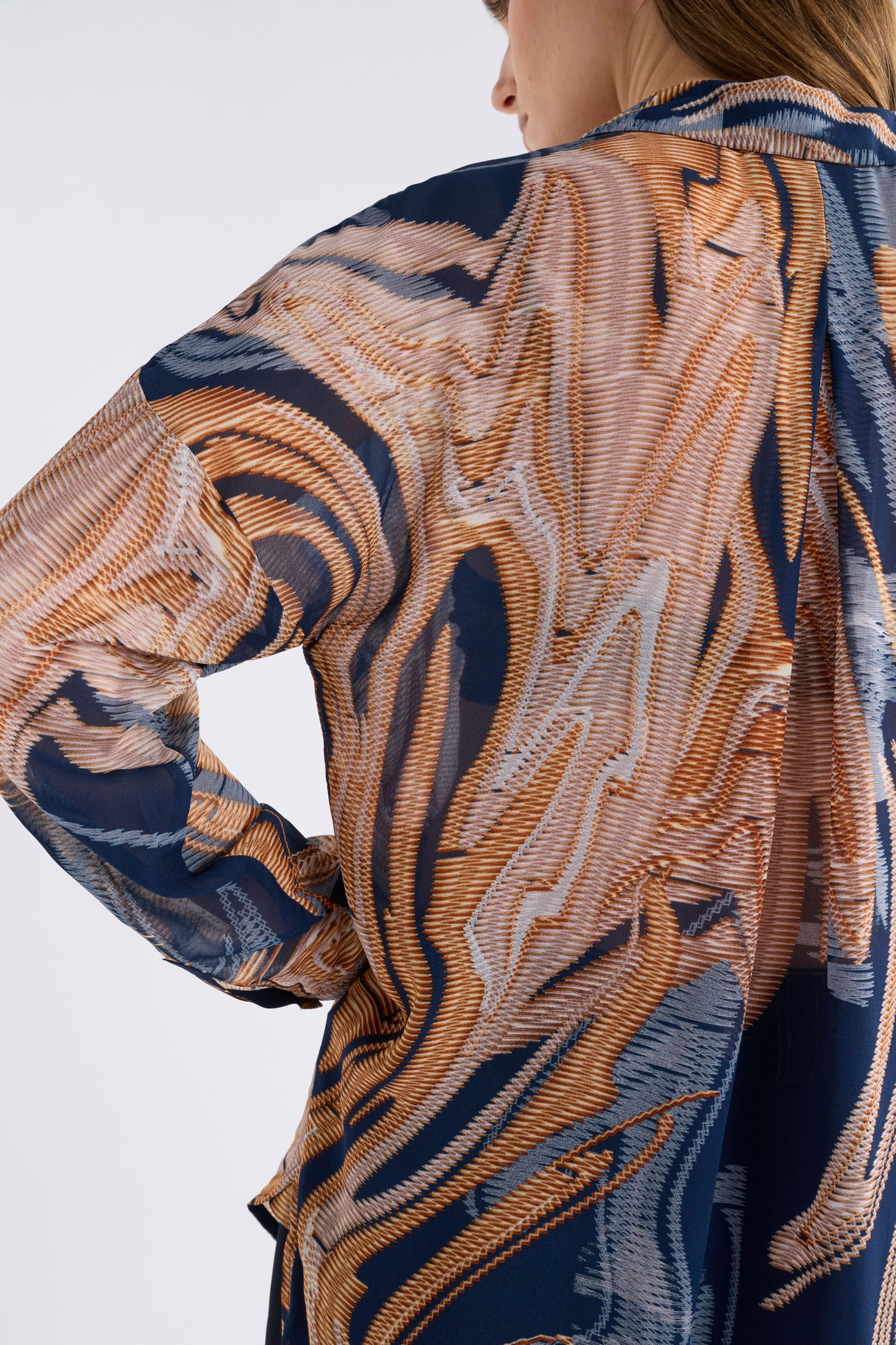 Eir Sheer Shirt - Brandr Print