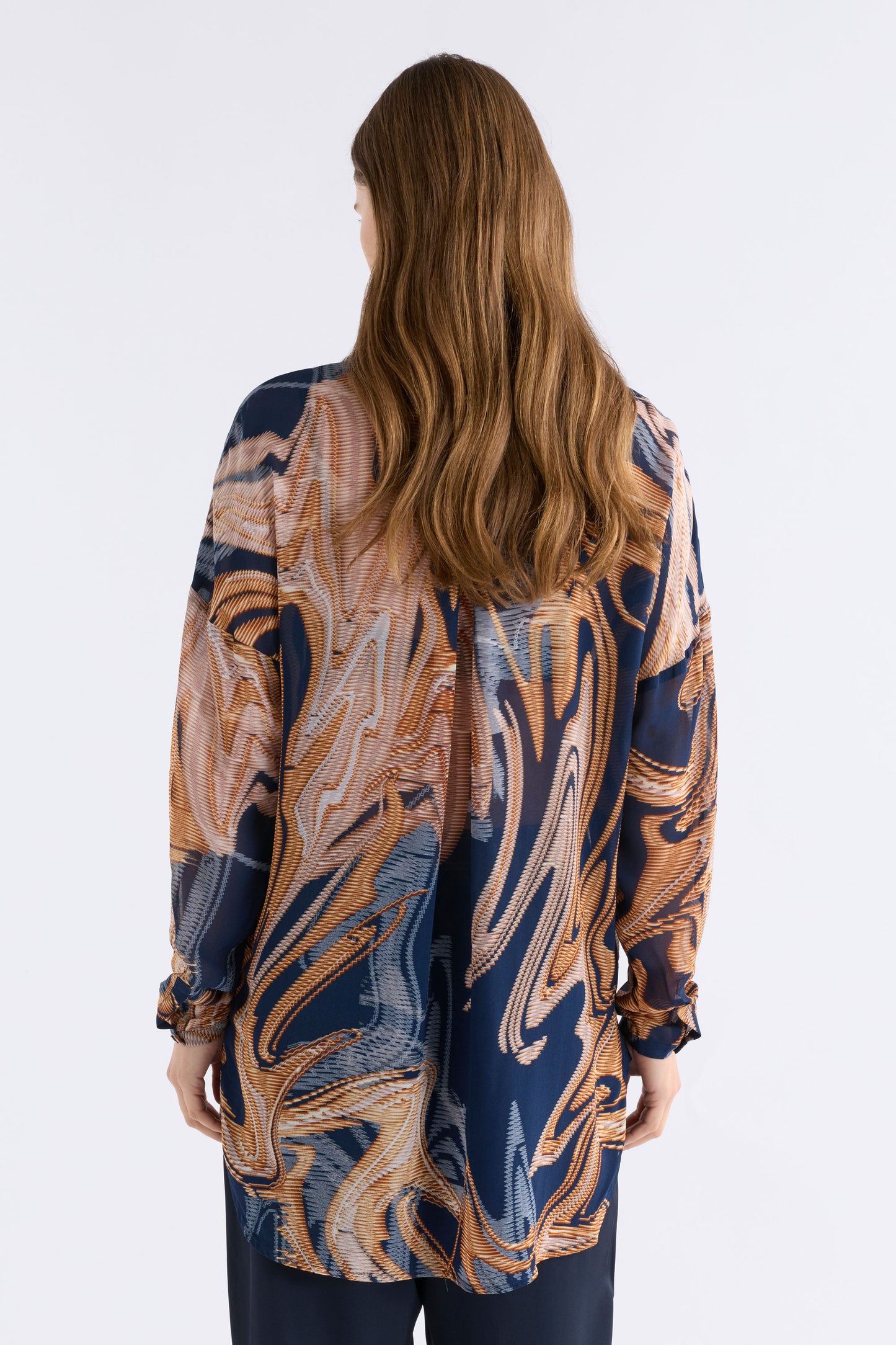 Eir Sheer Shirt - Brandr Print