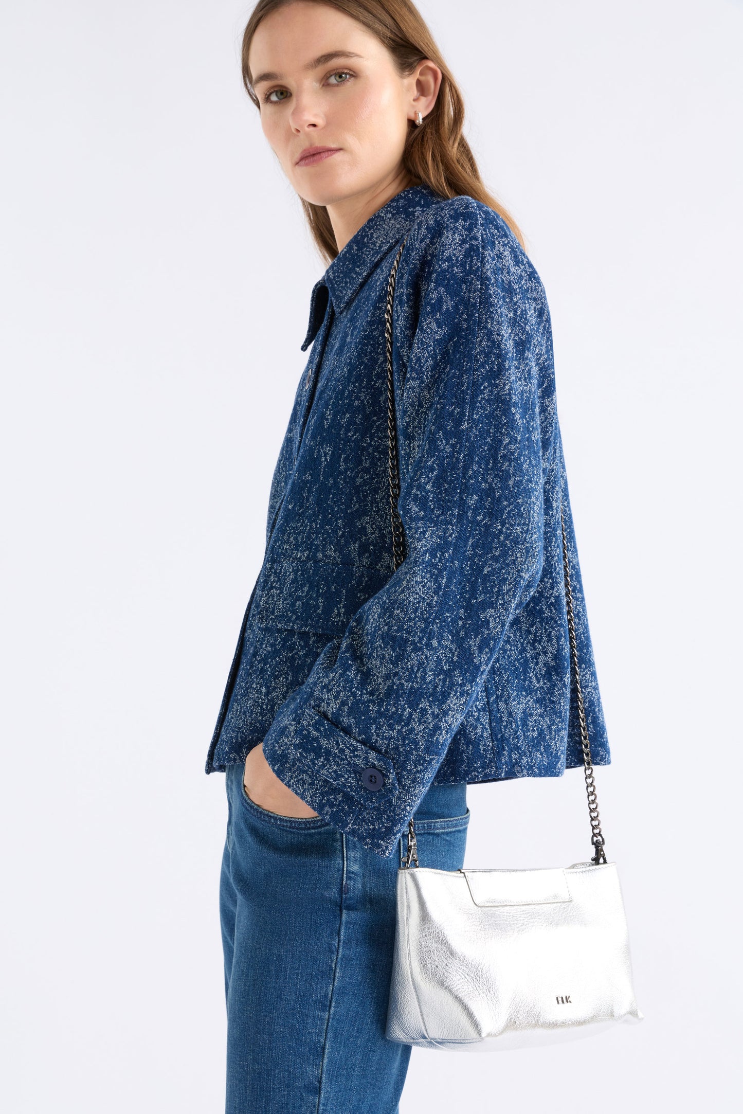 Elsmar Crossbody Bag - Silver or Black
