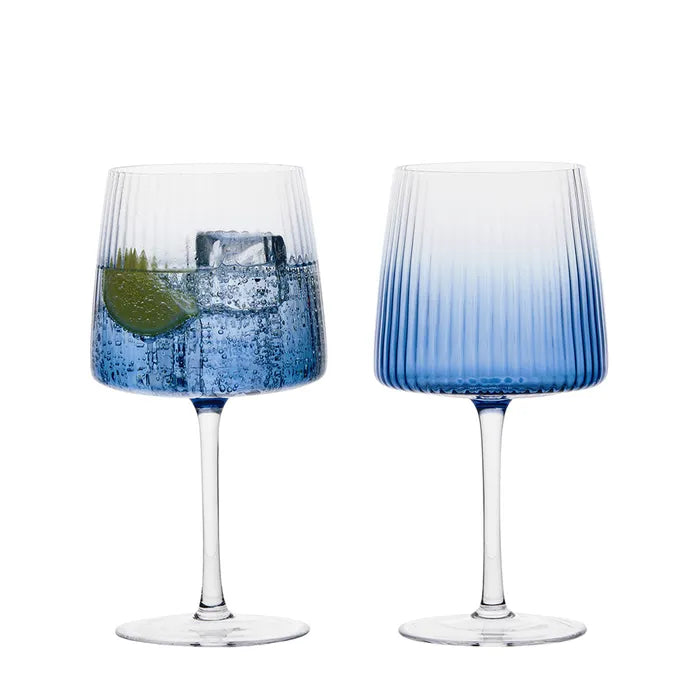 Empire Gin Glasses (Set of Two) - Blue