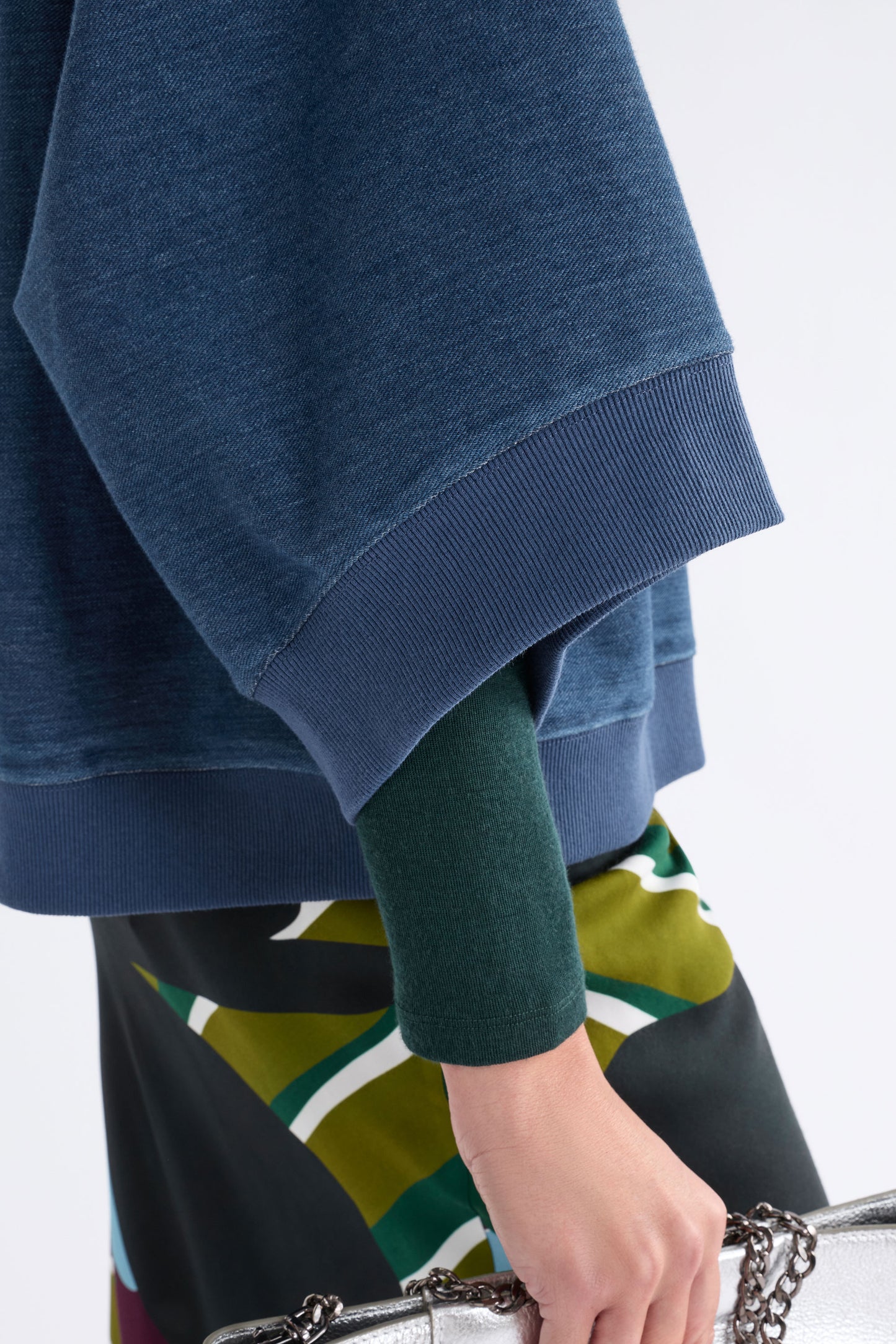 Enfeld Tee - Mid Blue Wash