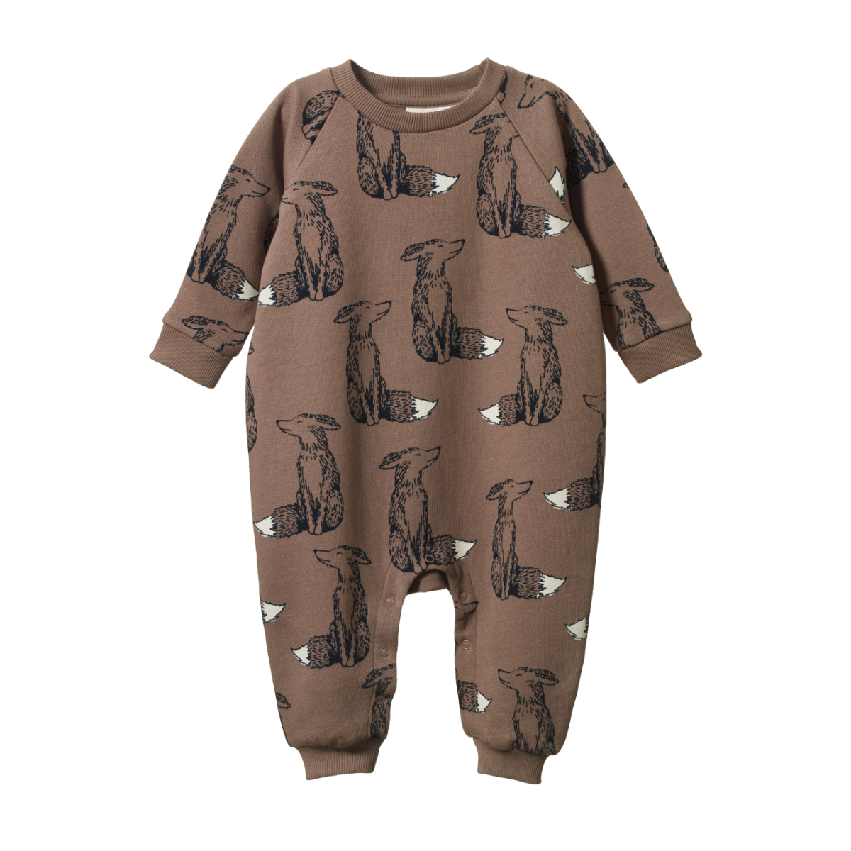Long Sleeve Juno Romper - Foxy Cub