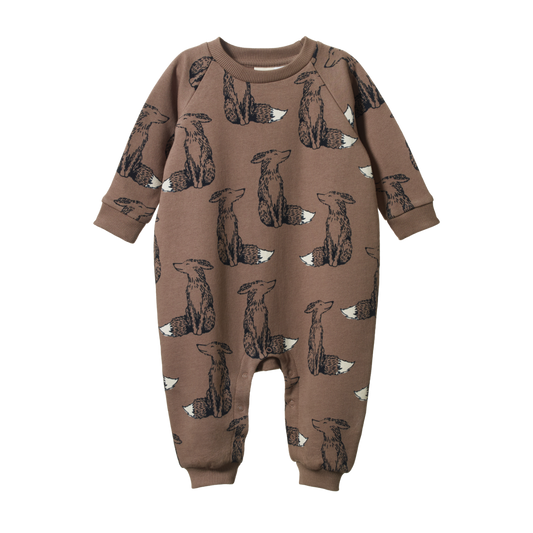 Long Sleeve Juno Romper - Foxy Cub