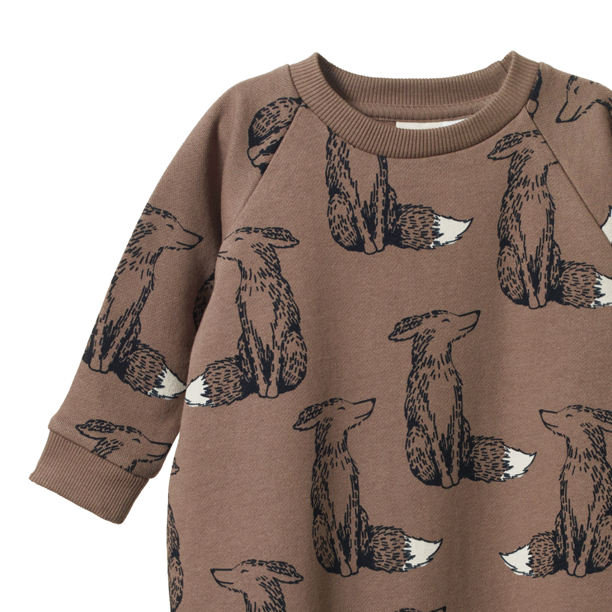 Long Sleeve Juno Romper - Foxy Cub
