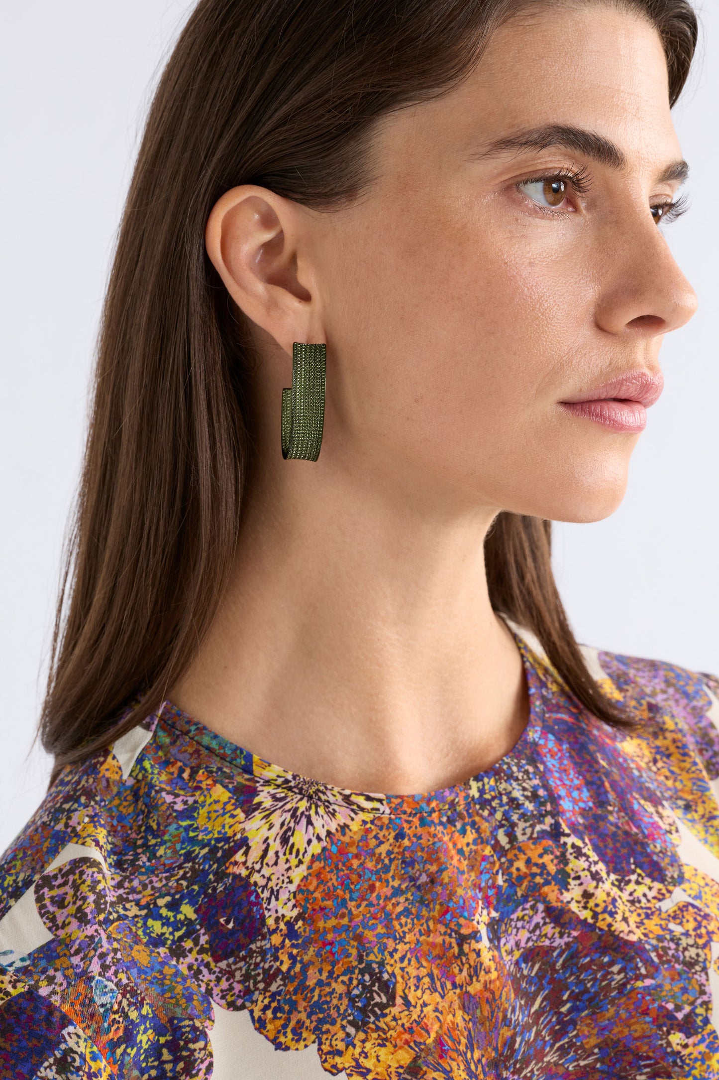 Glynn Large Hoop Earring - Shiraz