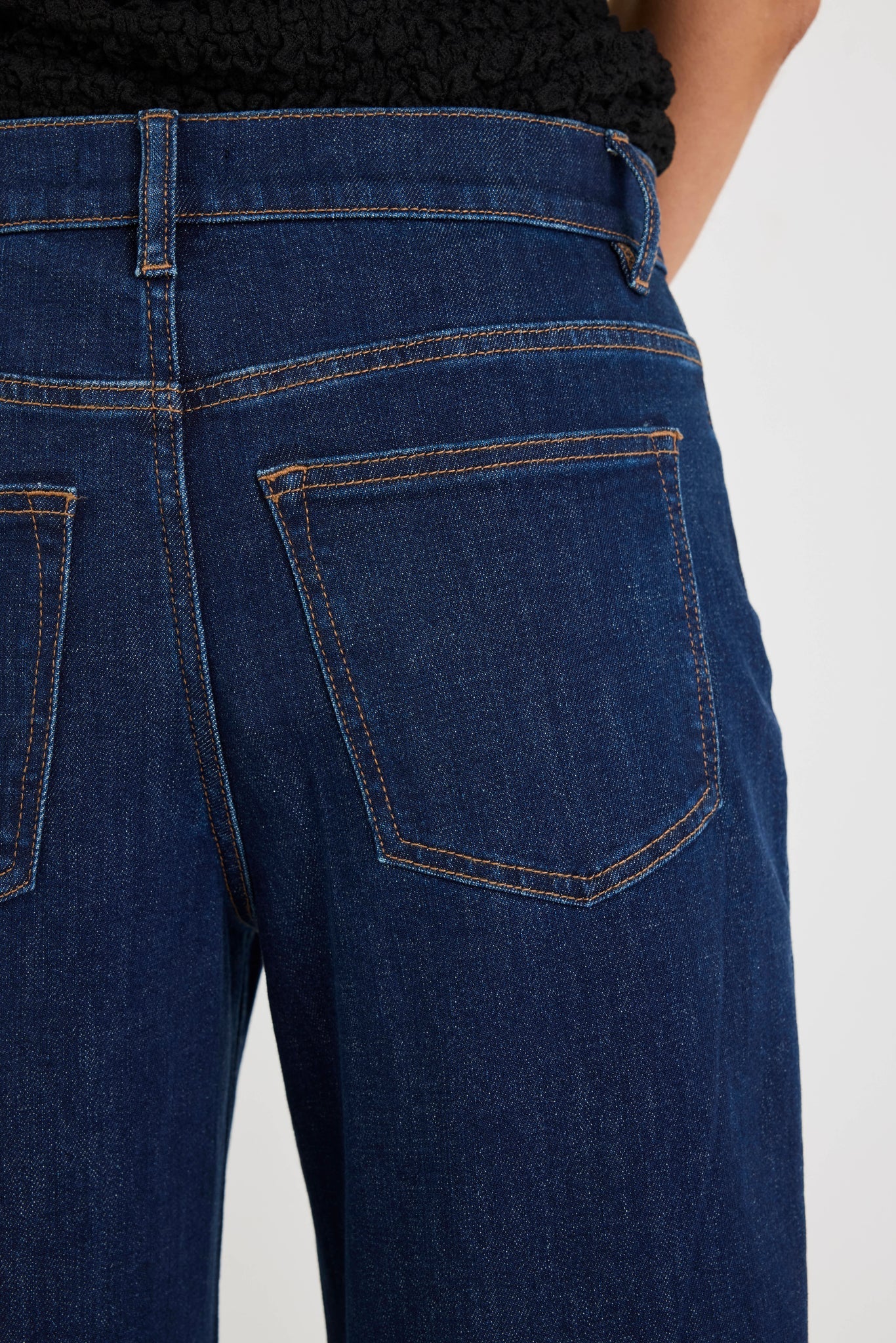 Graduate Stretch Barrel Jeans - Dark Blue