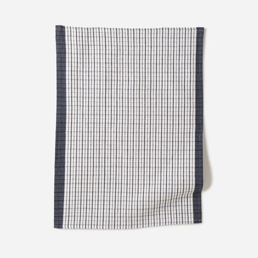 Heavy Cotton Tea Towel - Navy/White