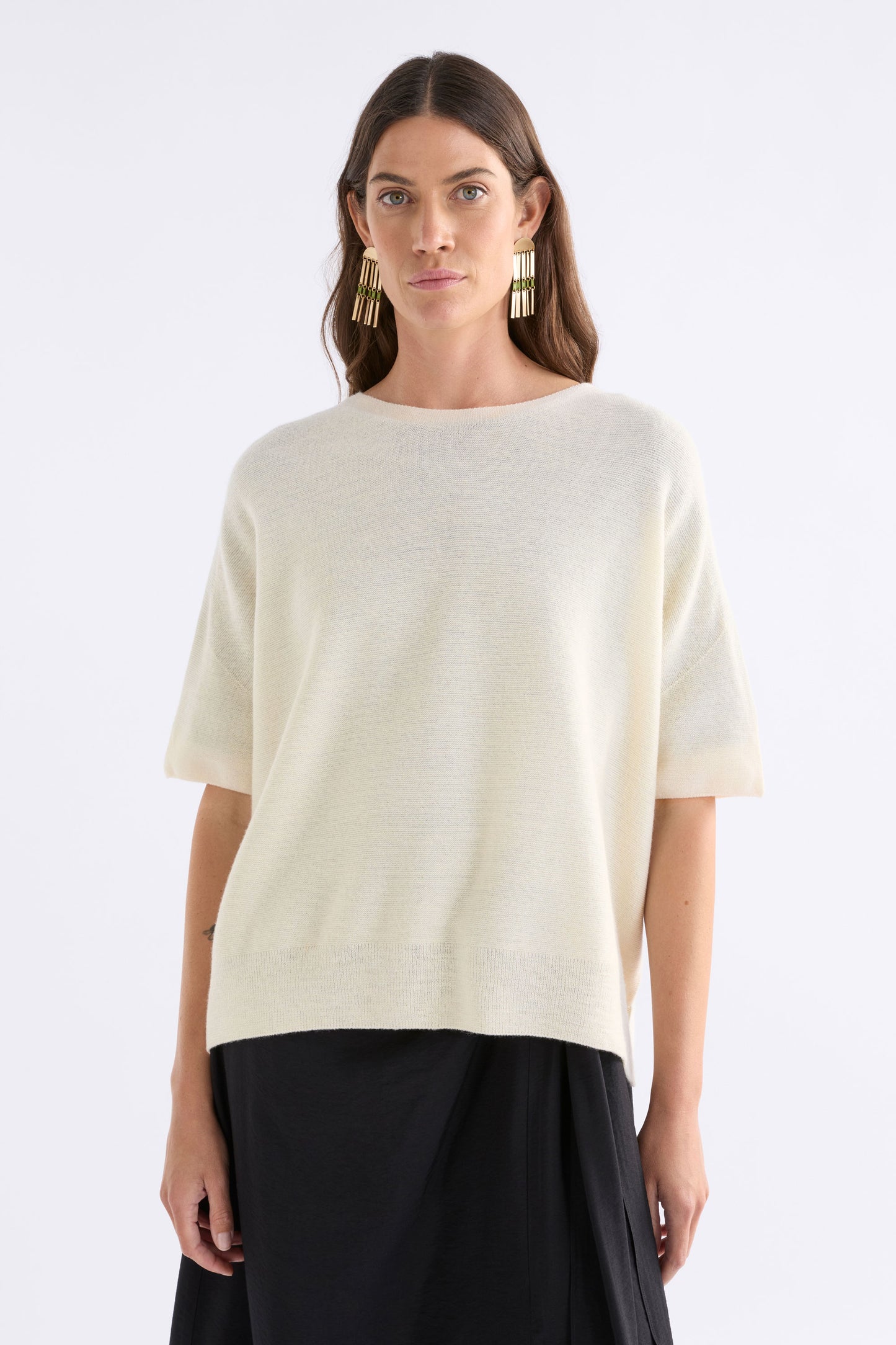 Kita Knit Top - Cream