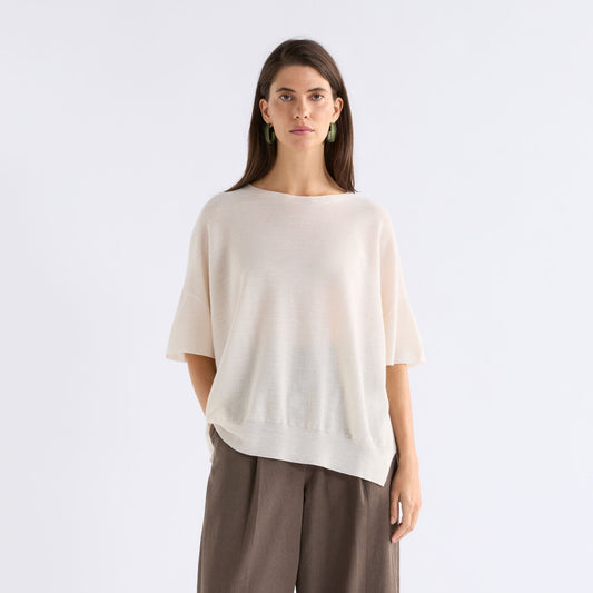 Kita Knit Top - Cream