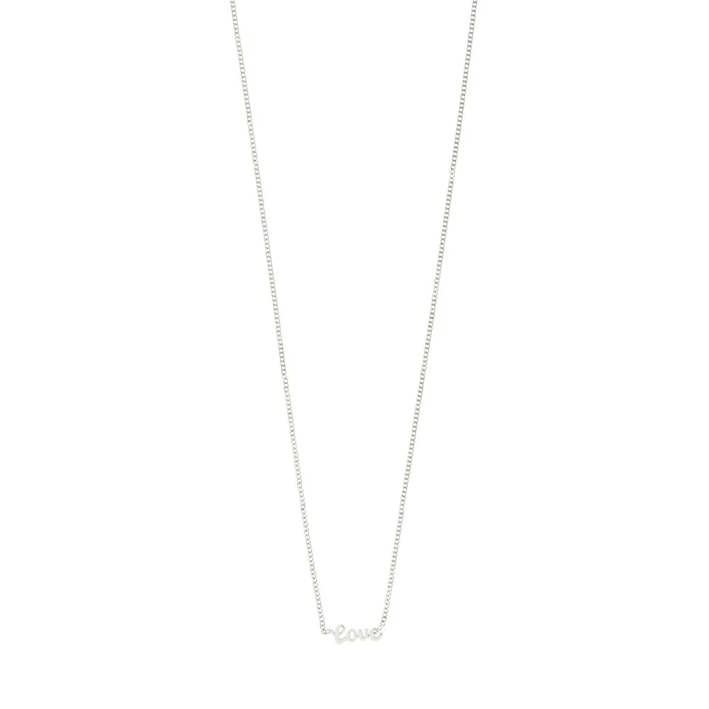 Love Recycled Necklace - Gold & Silver