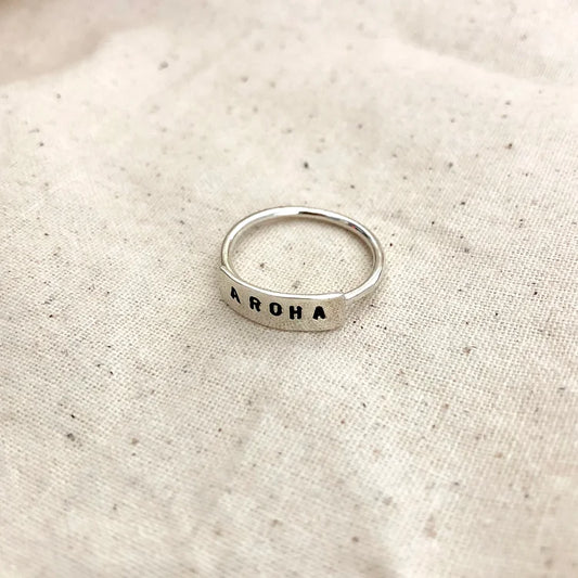 Aroha Word Ring