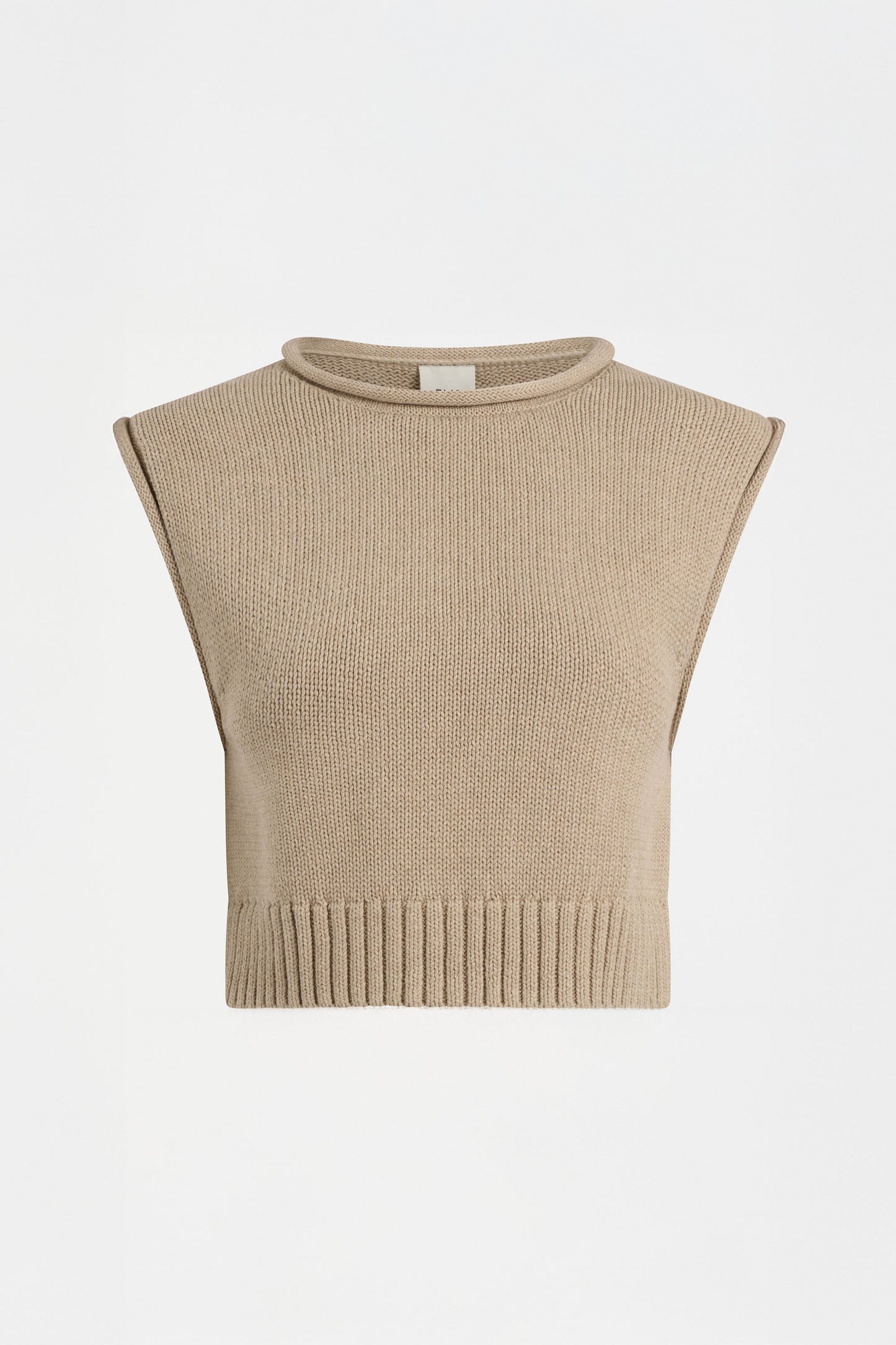 Lunel Knit Vest - Camel
