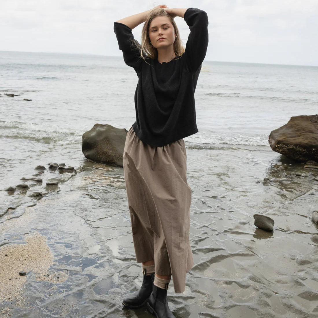 Maxi Skirt - Fog
