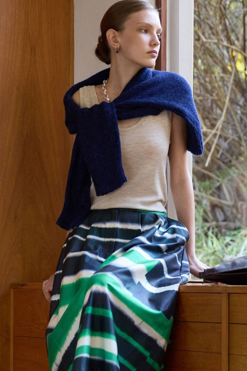 Merino Wool Tank - Flax