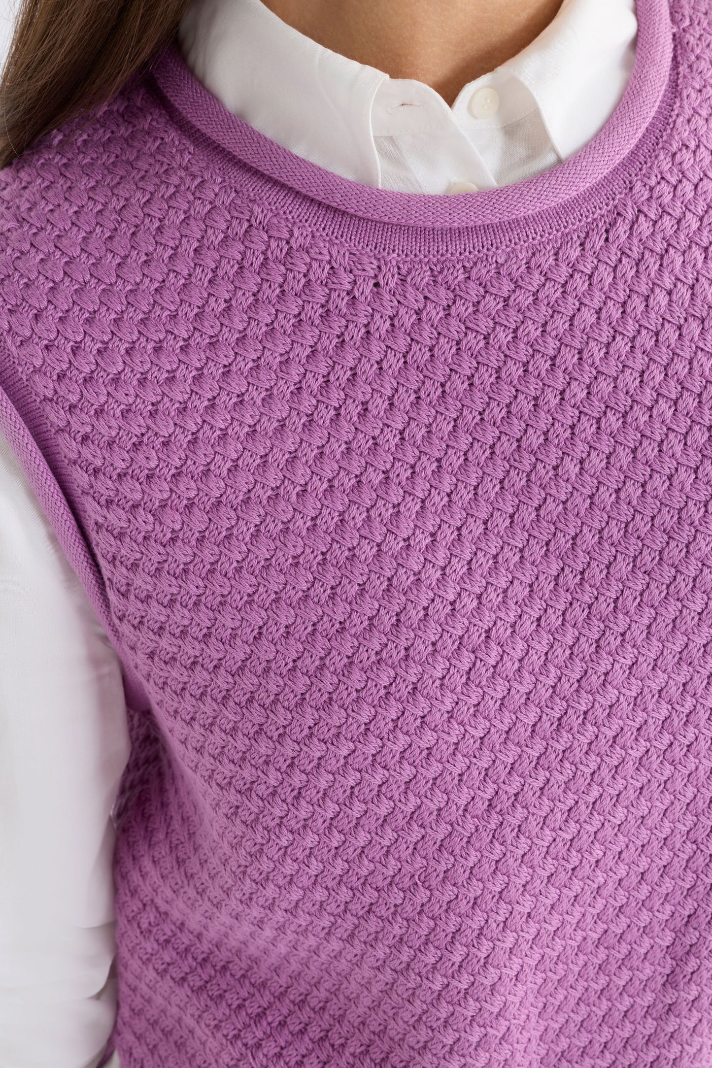 Naya Knit Vest - Violet