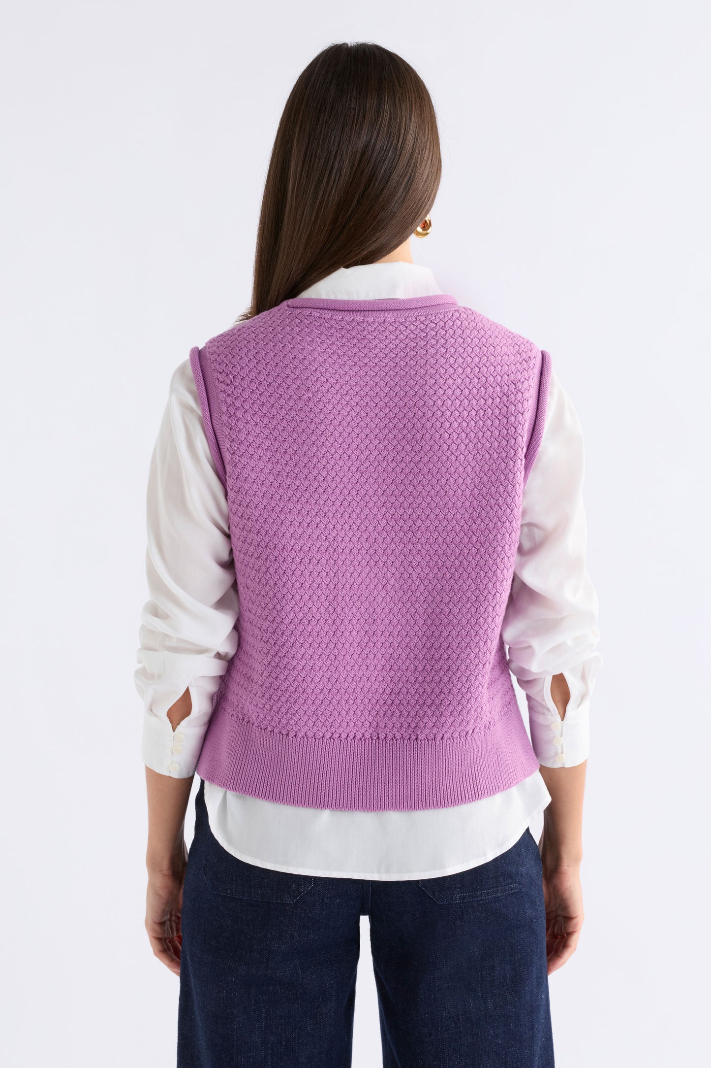 Naya Knit Vest - Violet