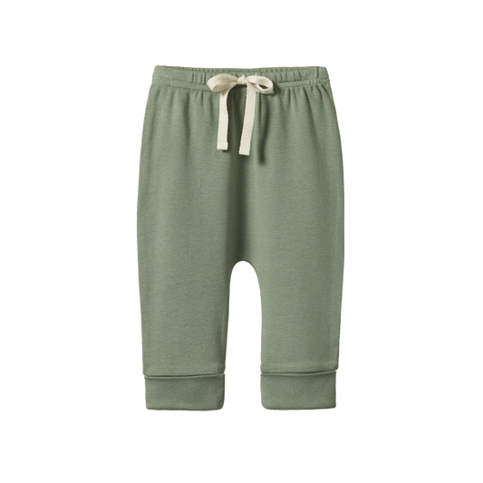 Cotton Drawstring Pants - Nettle