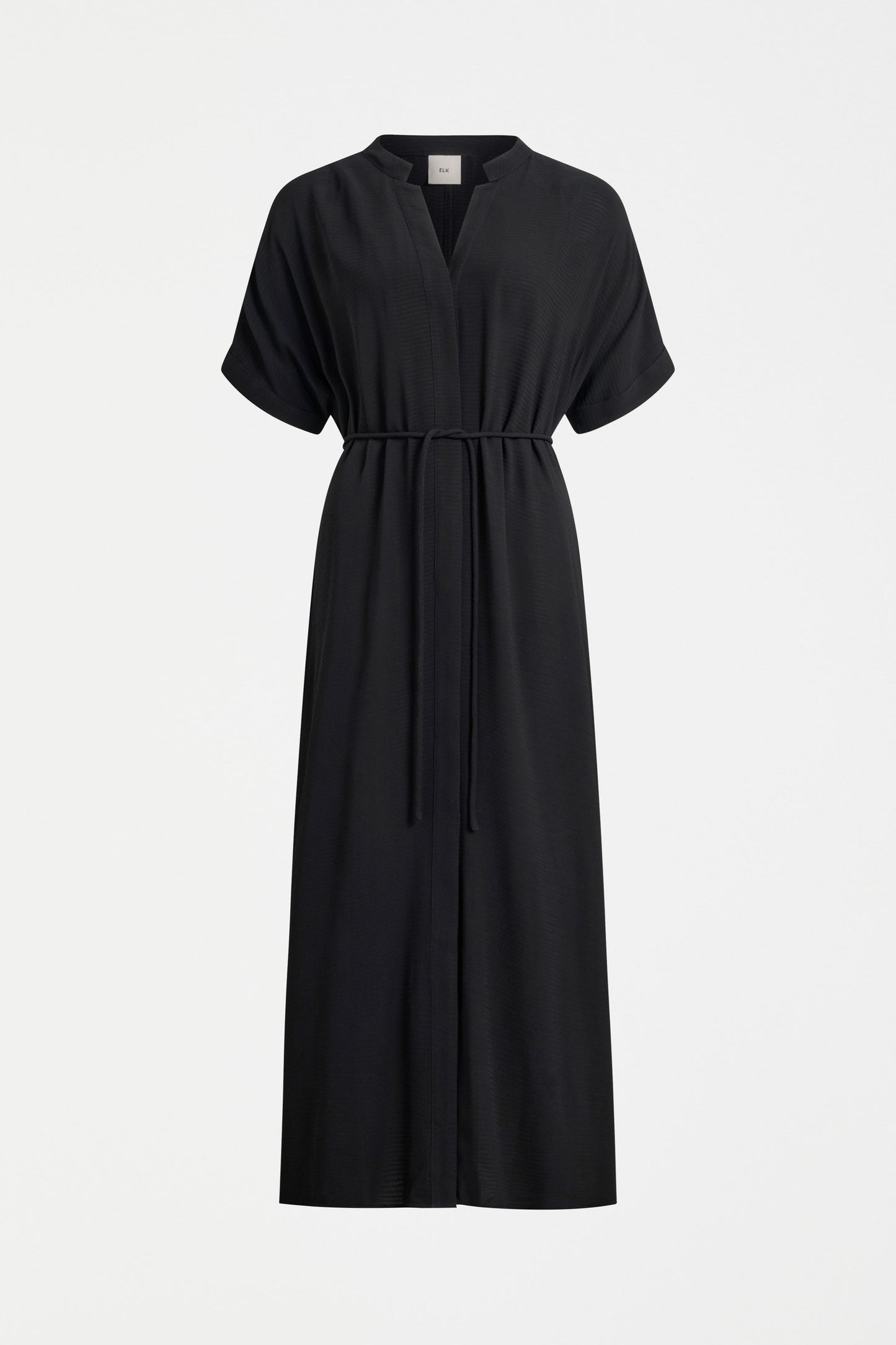 Omia Shirt Dress - Black
