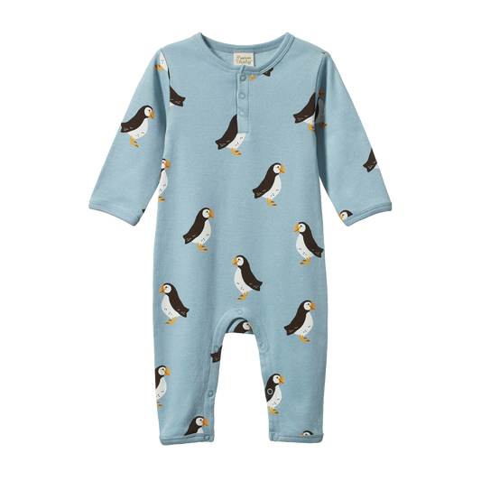 Henley Pyjama Suit - Puffin