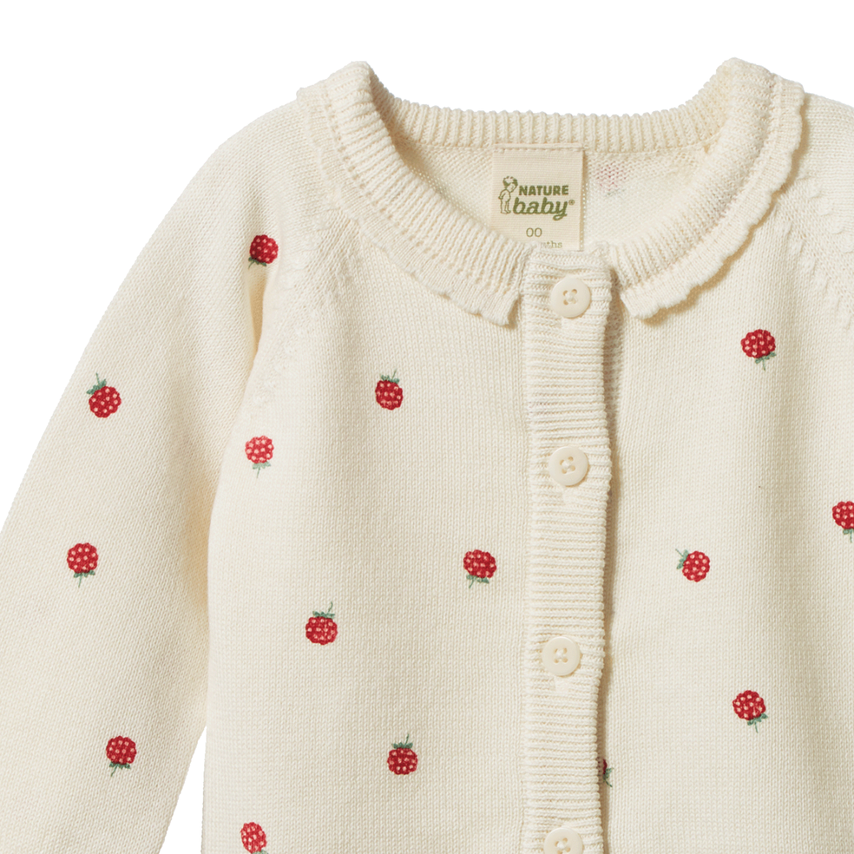 Piper cardigan - Raspberry Print