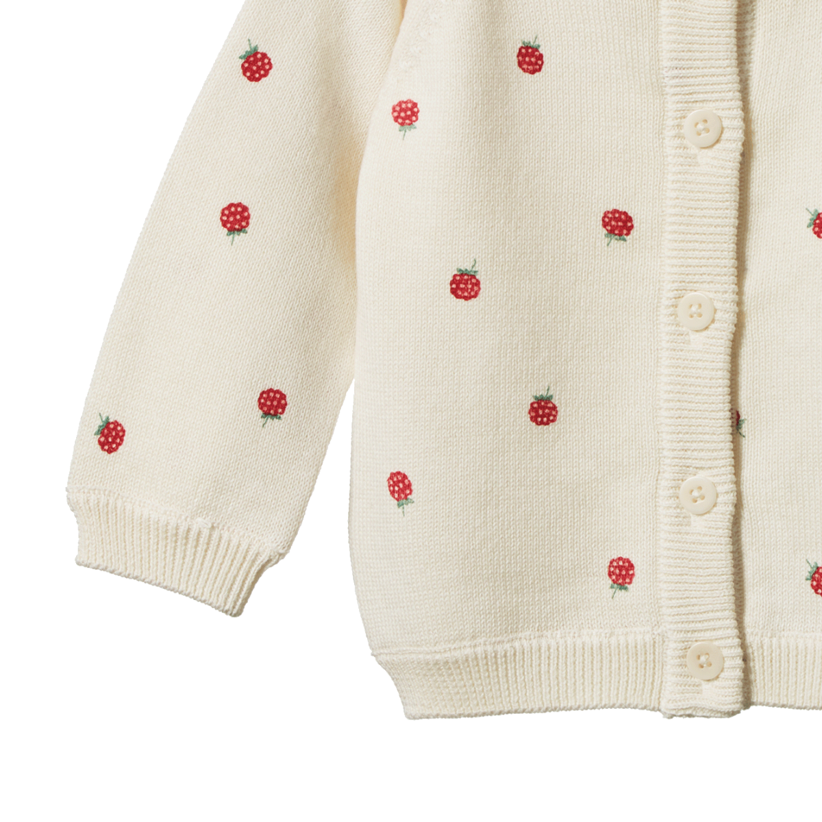 Piper cardigan - Raspberry Print