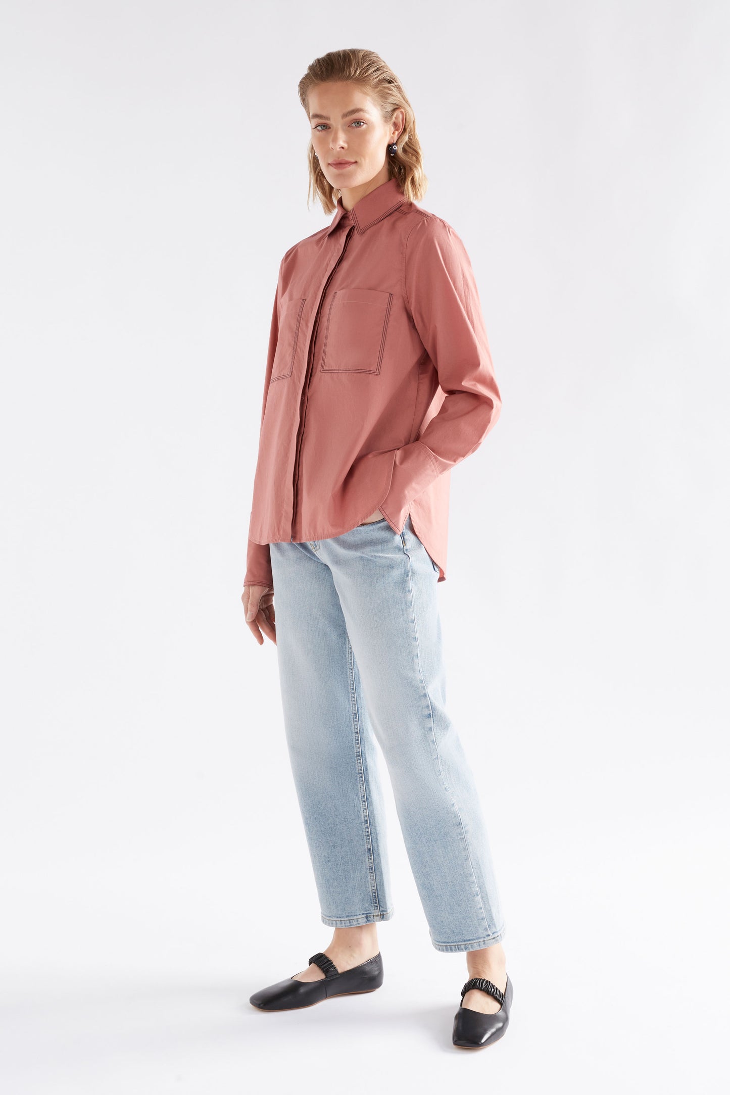 Salli Shirt - Clay Pink