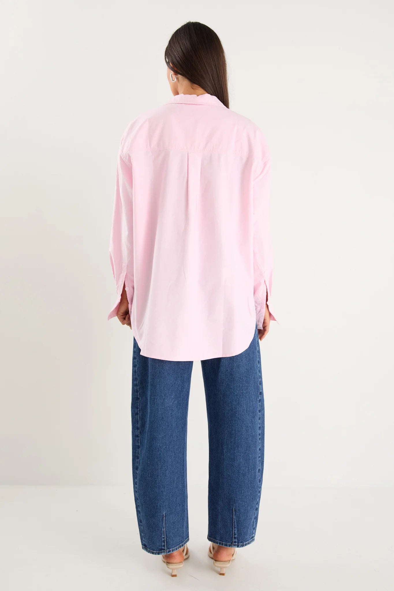 Oxford Oversized Shirt - Pink