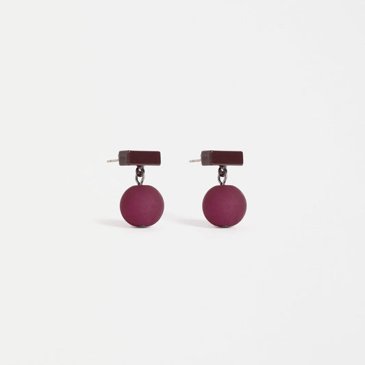 Sjetka Earring - Blue Steel or Shiraz