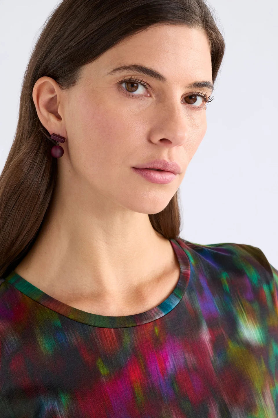Sjetka Earring - Blue Steel or Shiraz