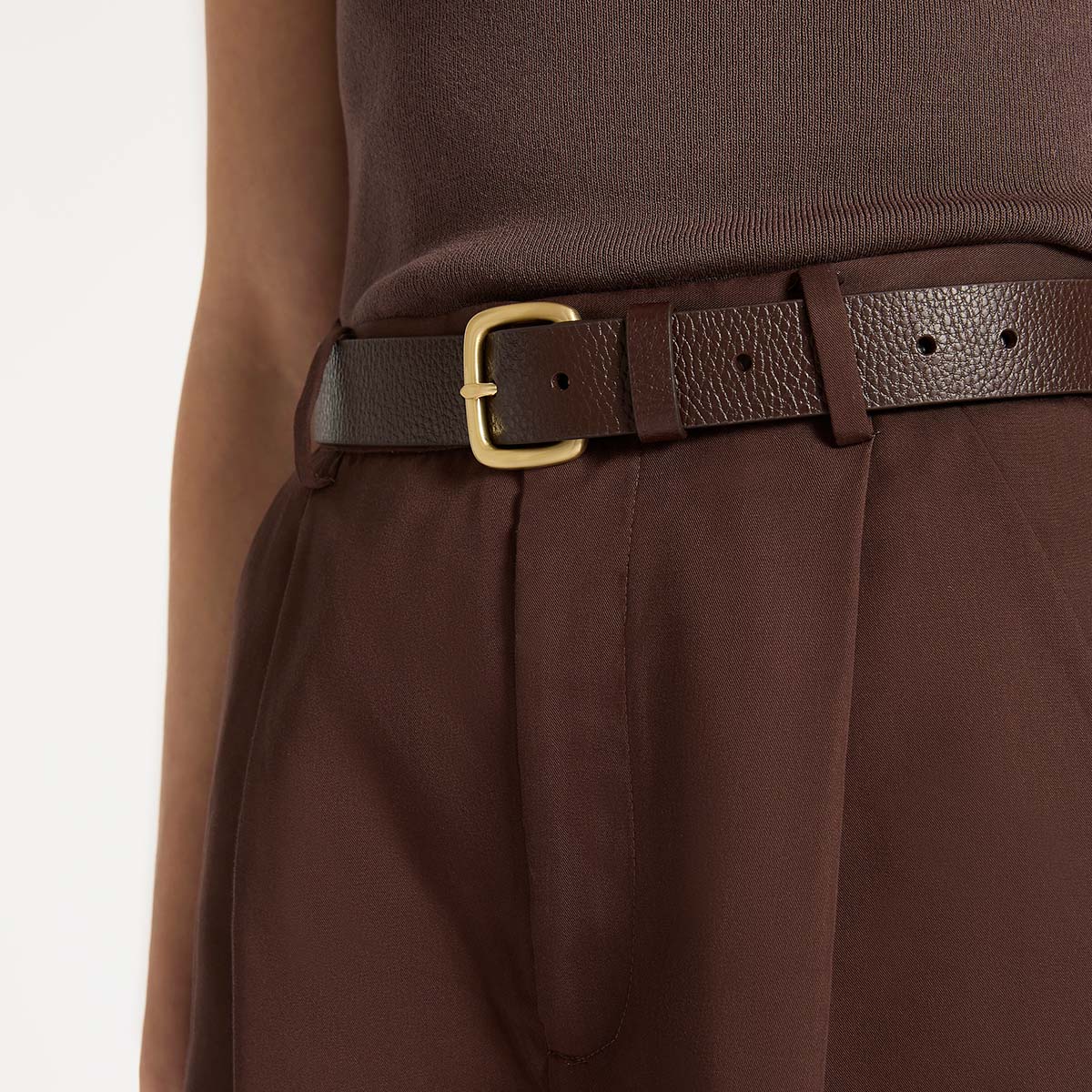 Ease Up Belt - Choc/Gold