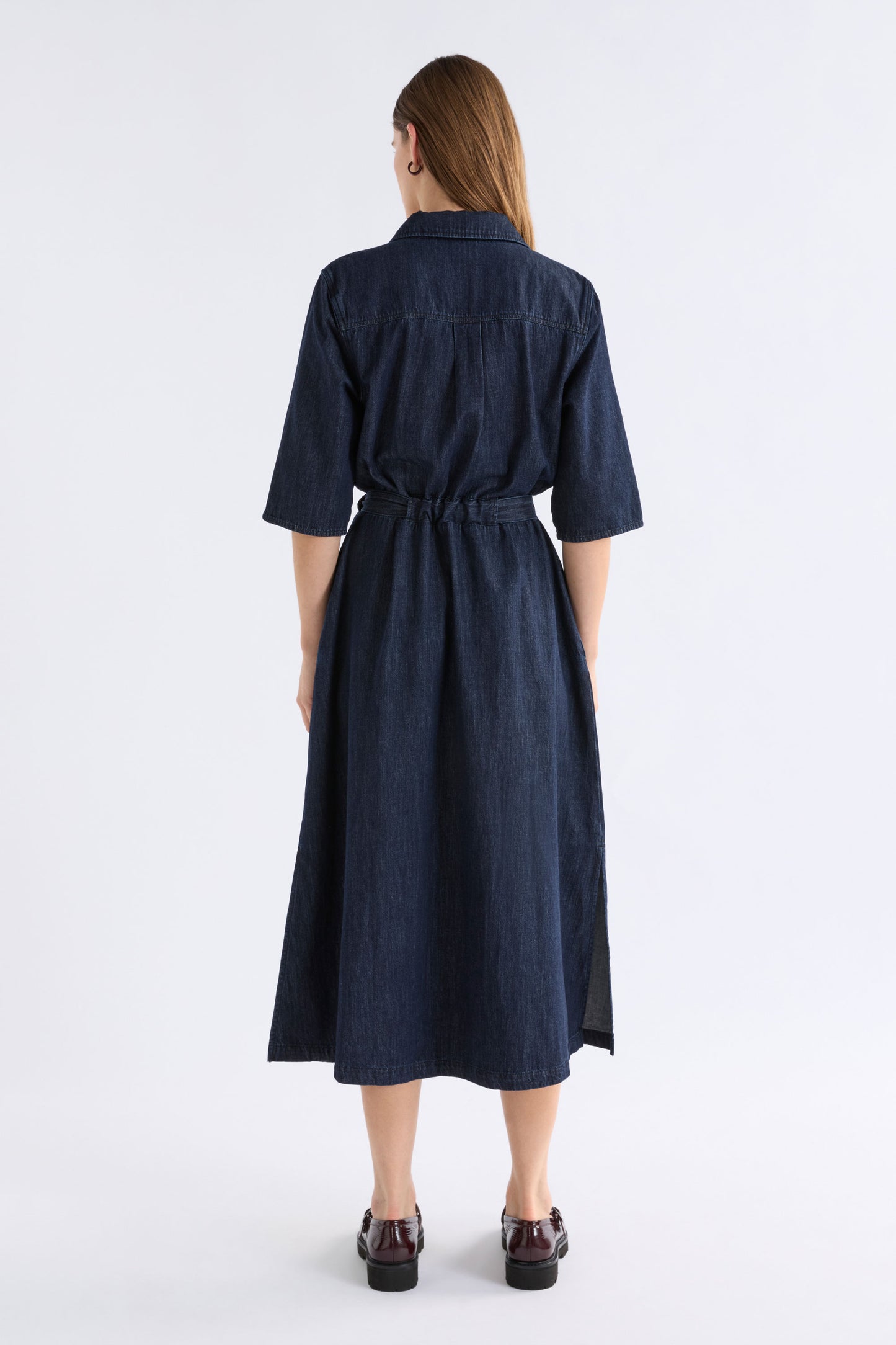 Valor Shirt Dress - Mid Blue Denim