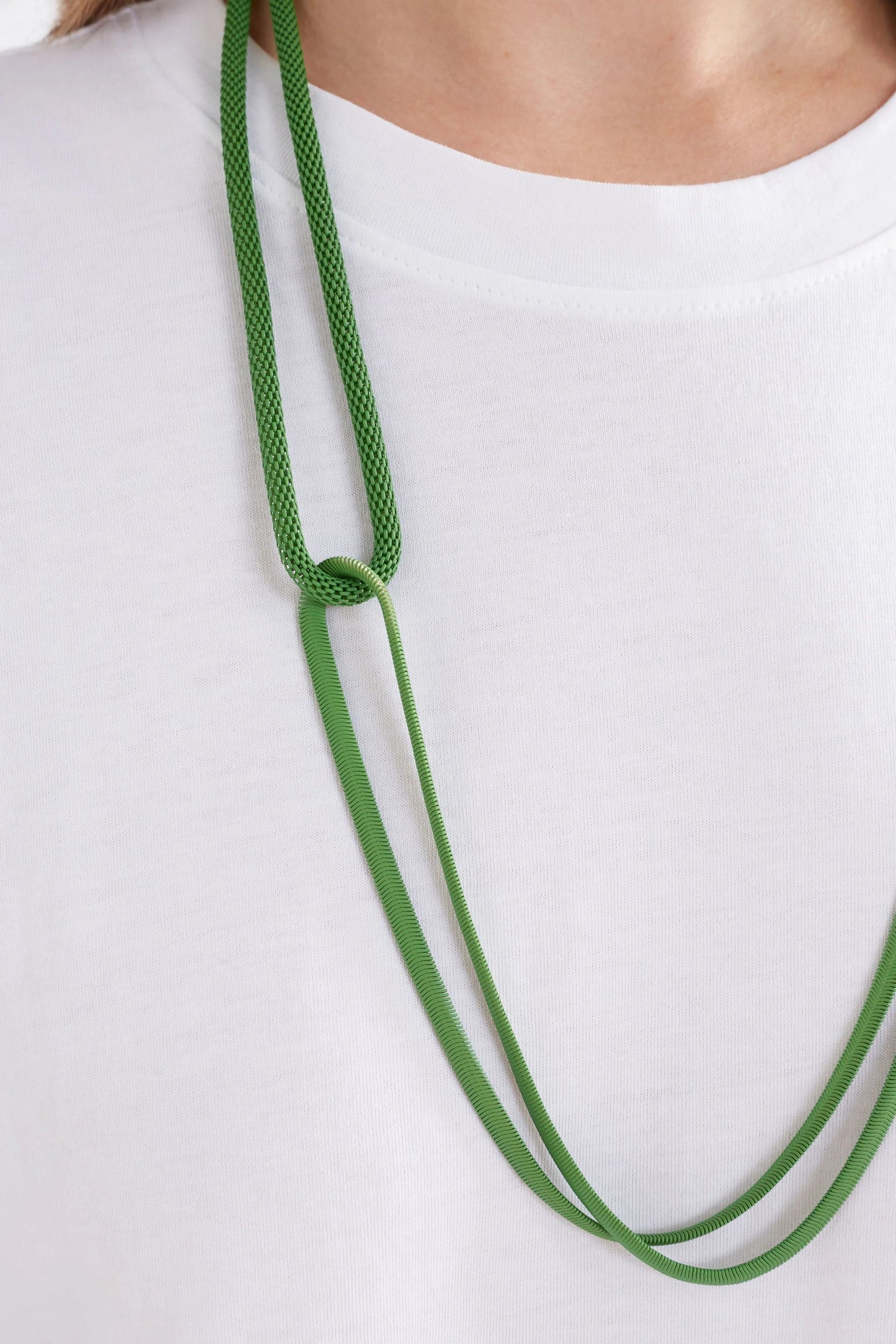 Vanno Necklace - Celery Green